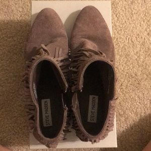 Steve Madden fringe bootie